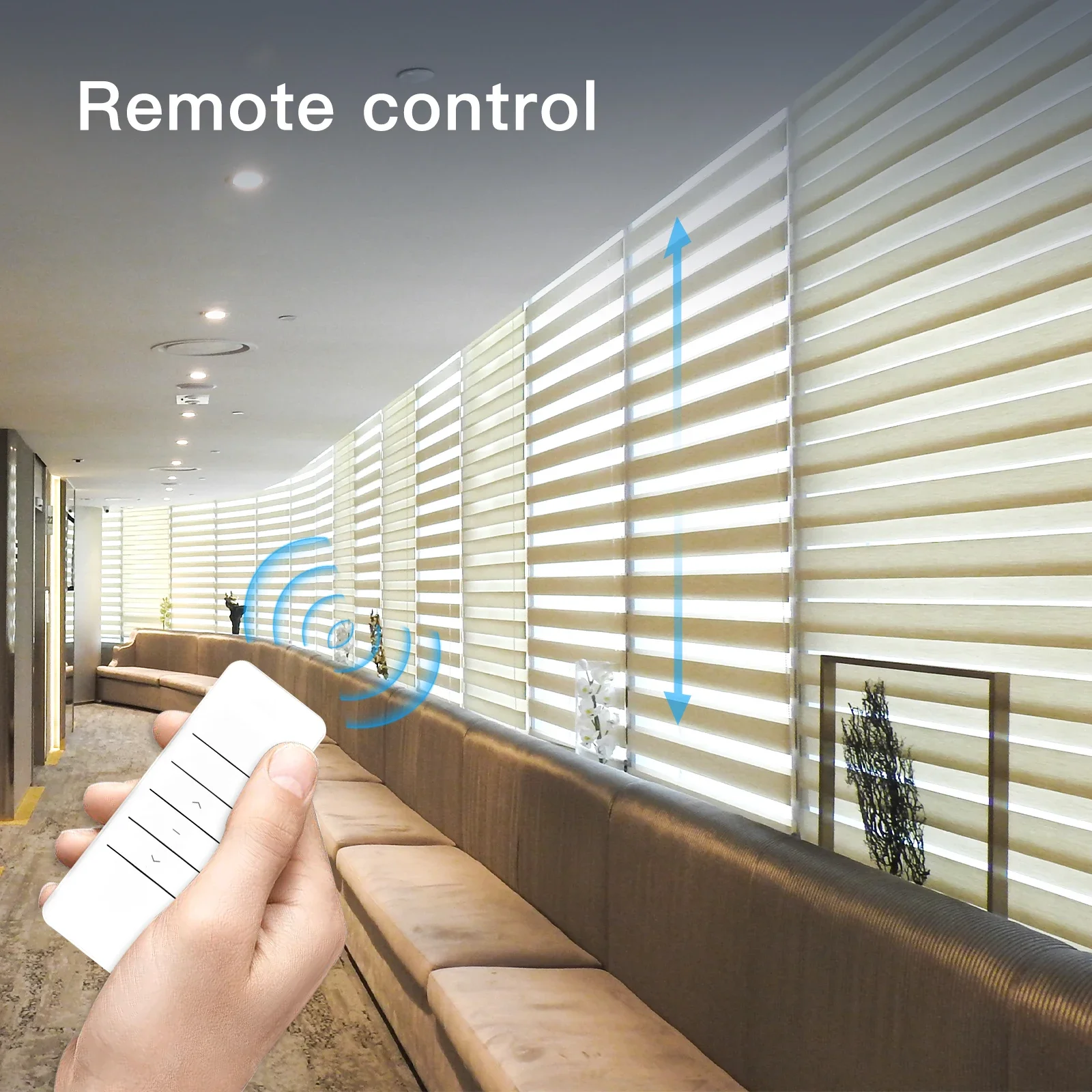MOES Tuya chain roller blind motor kit with WiFi app control and RF remote