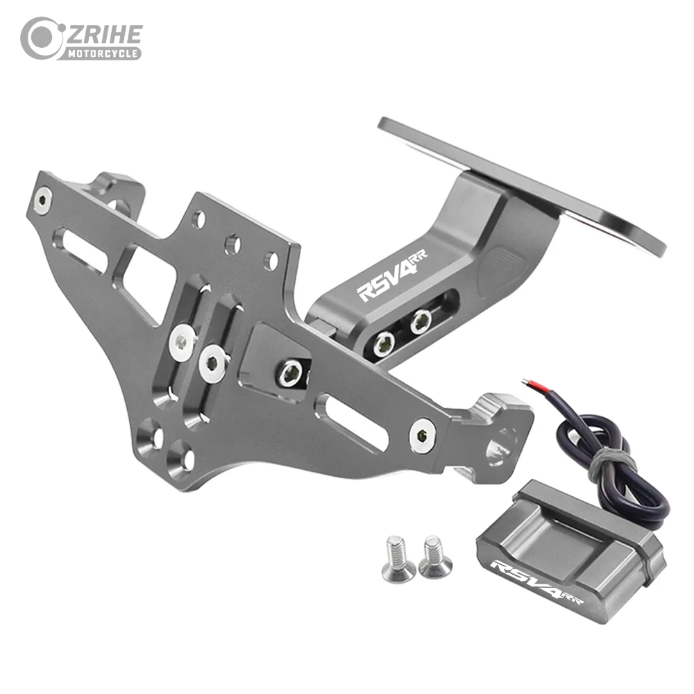 For APRILIA Motorcycles RSV4RR 2009-2023 2022 RSV4 RR License Plate Holder Number Plate Frame LED Light Bracket turn signal - Image 9