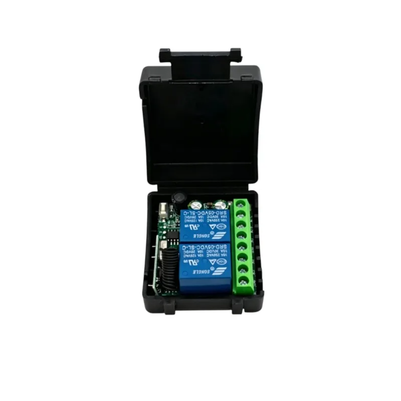 AC 220V RF433 Remote Control Switch Relay 2 Channels Multifunction Receiver Module Garage Curtain Motor Light Control - Image 12