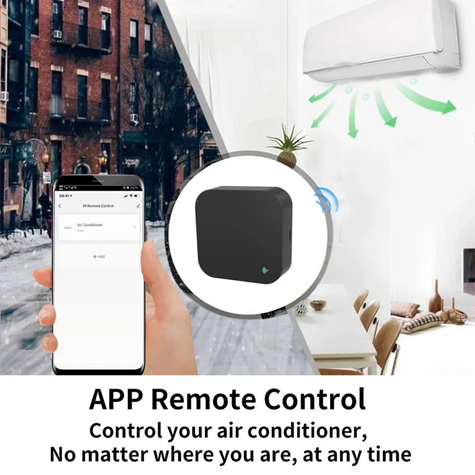 Tuya Smart WiFi IR RF Universal Remote Controller 433/315MHz, Smart Life App 2.4G Voice Control for Alexa Google AC TV Fan - Image 2