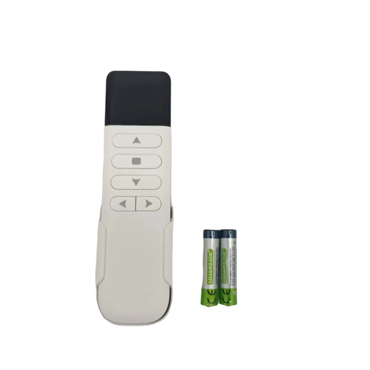 16-channel RF433 curtain remote compared with 5-channel RTS handset