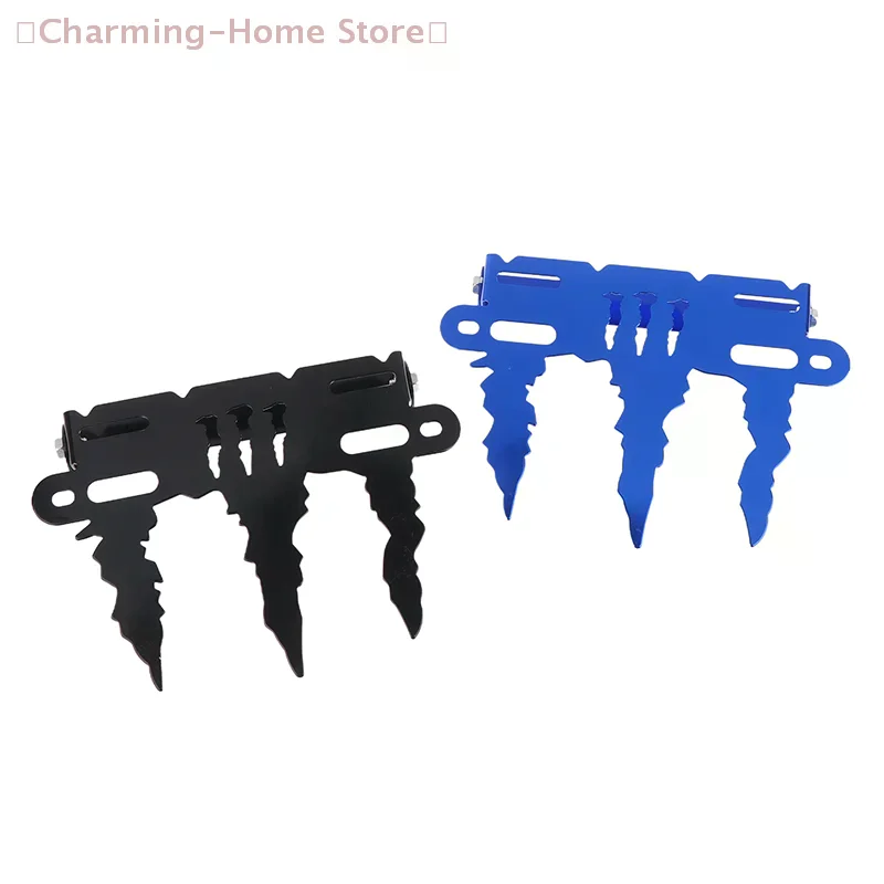 Motorcycle License Plate Holder Motocross Motorcycle Modification Part Electric Vehicle License Plate Holder Frame Movable Plate - Image 2
