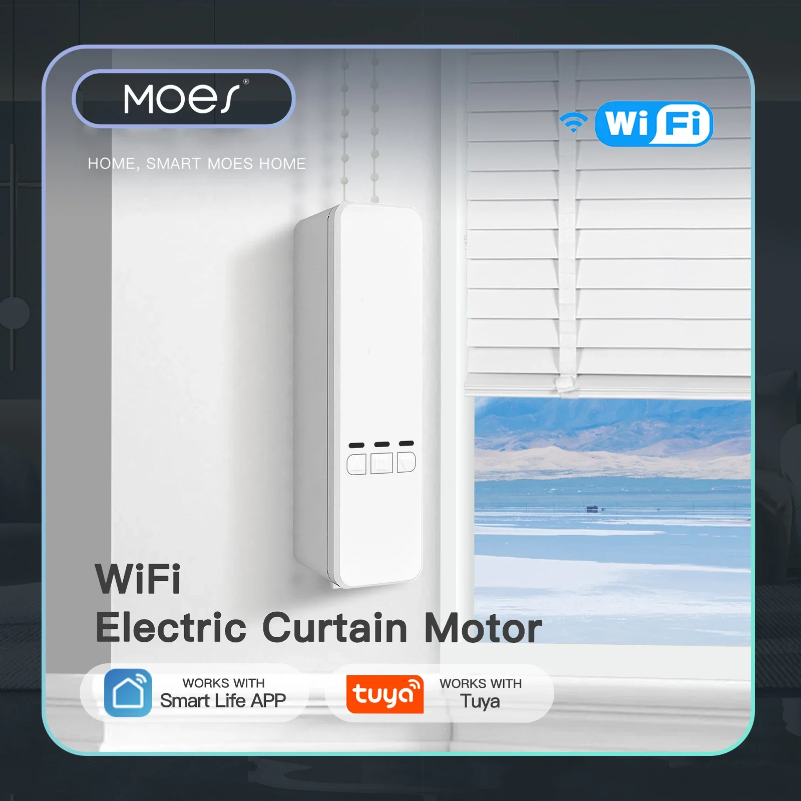 MOES Tuya RF chain roller blinds kit